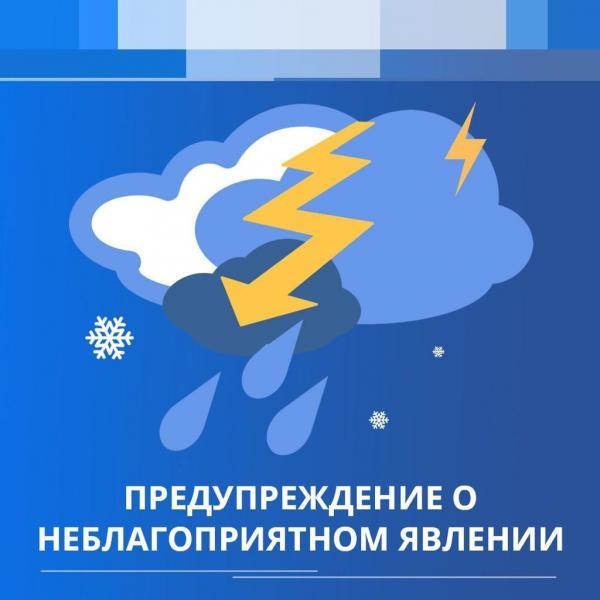 Предупреждение о неблагоприятном природном явлении.