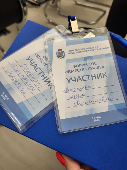 Сегодня в Правительстве Псковской области прошел форум представителей ТОС.